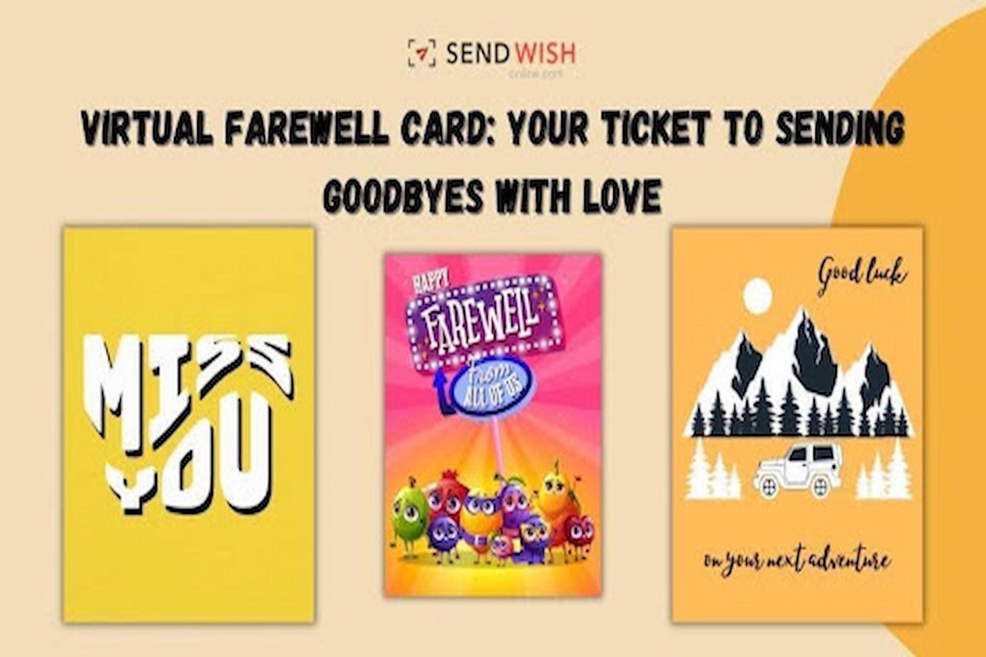 farewell cards